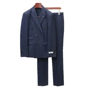 ViscoChic Flat Front Skinny 3 Piece Suit