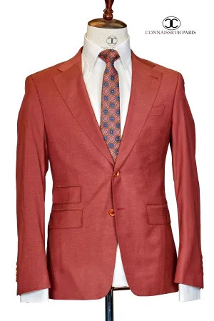 Vitale Barberis - Dark Peach 2-Piece Slim Fit Suit