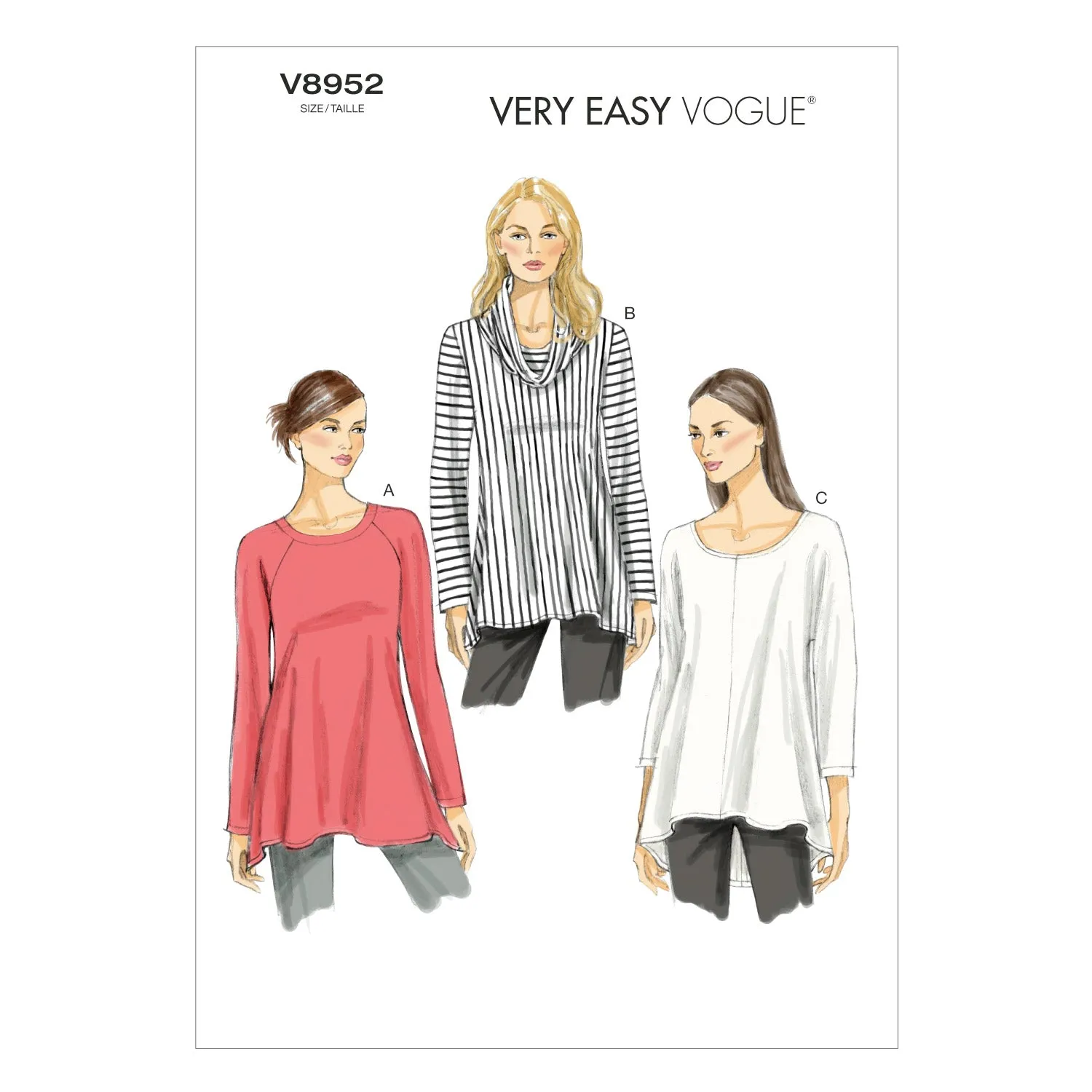 Vogue Pattern 8952 Misses' tunic