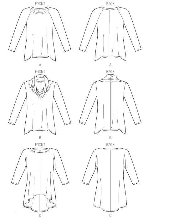 Vogue Pattern 8952 Misses' tunic