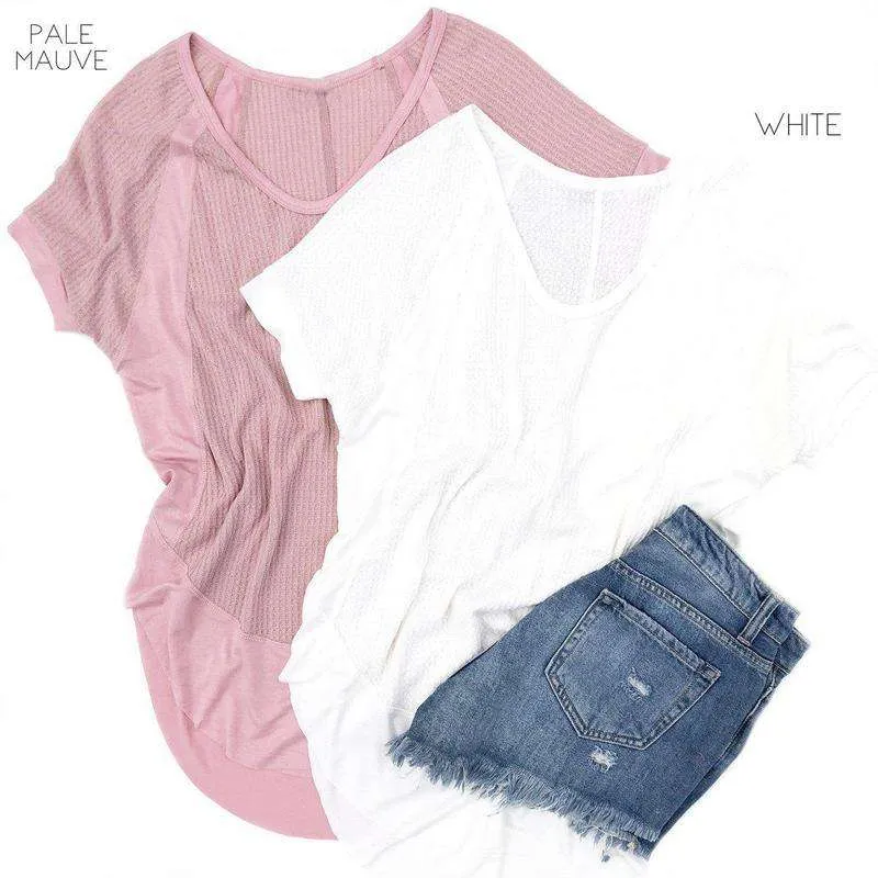 Waffle Detail Tunic | S-XL