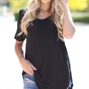Waffle Detail Tunic | S-XL