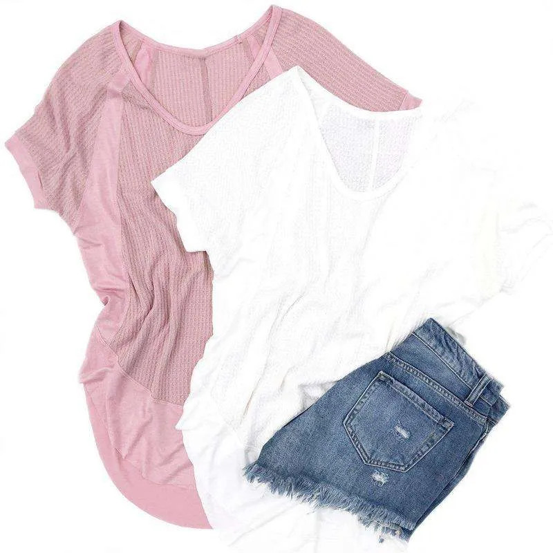 Waffle Detail Tunic | S-XL