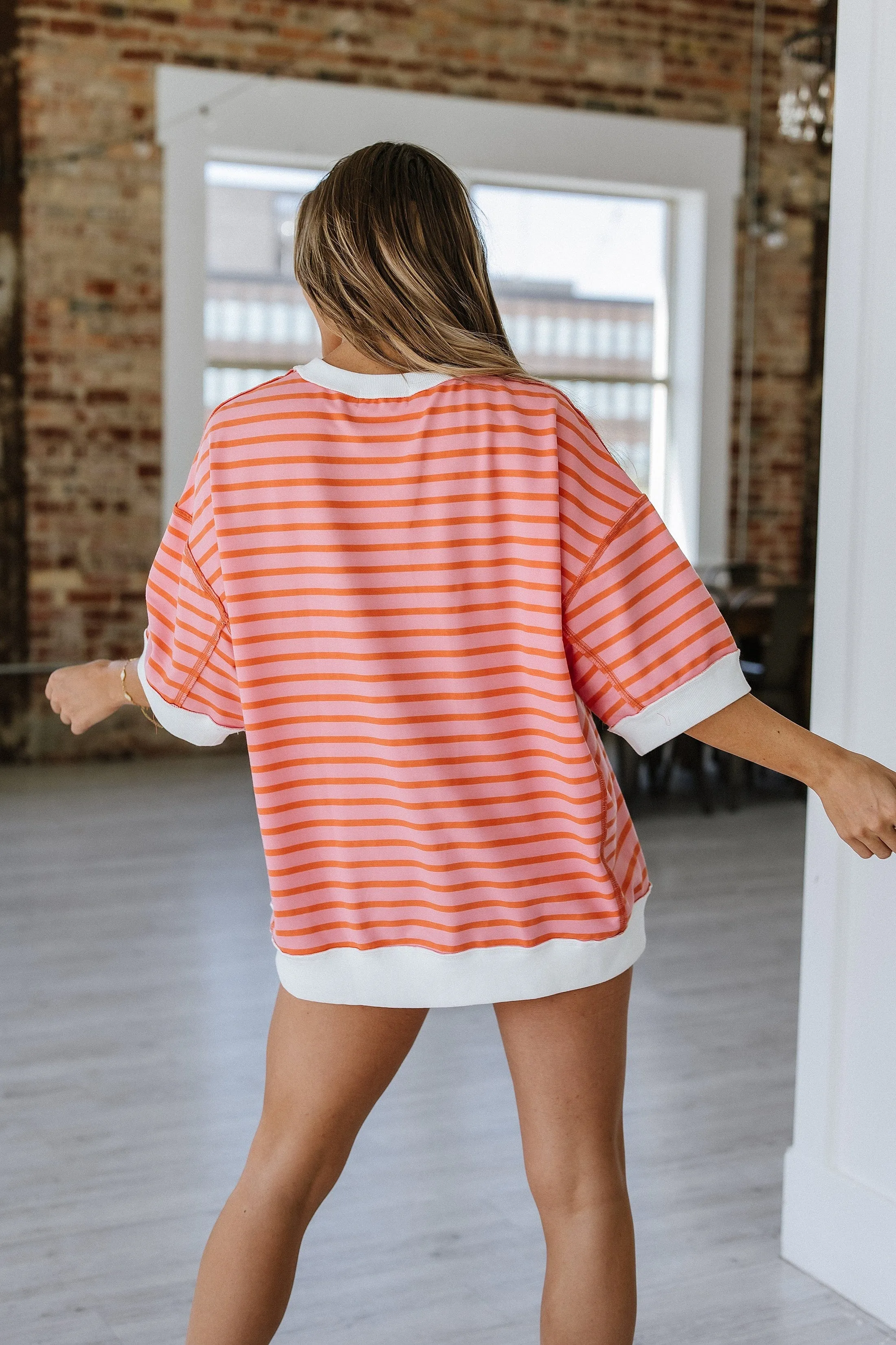 Wanda Colorblock Striped Tunic | DROPSHIP