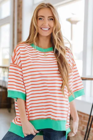 Wanda Colorblock Striped Tunic | DROPSHIP