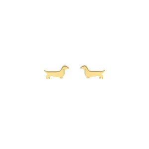 Weiner Dog Stud Earrings