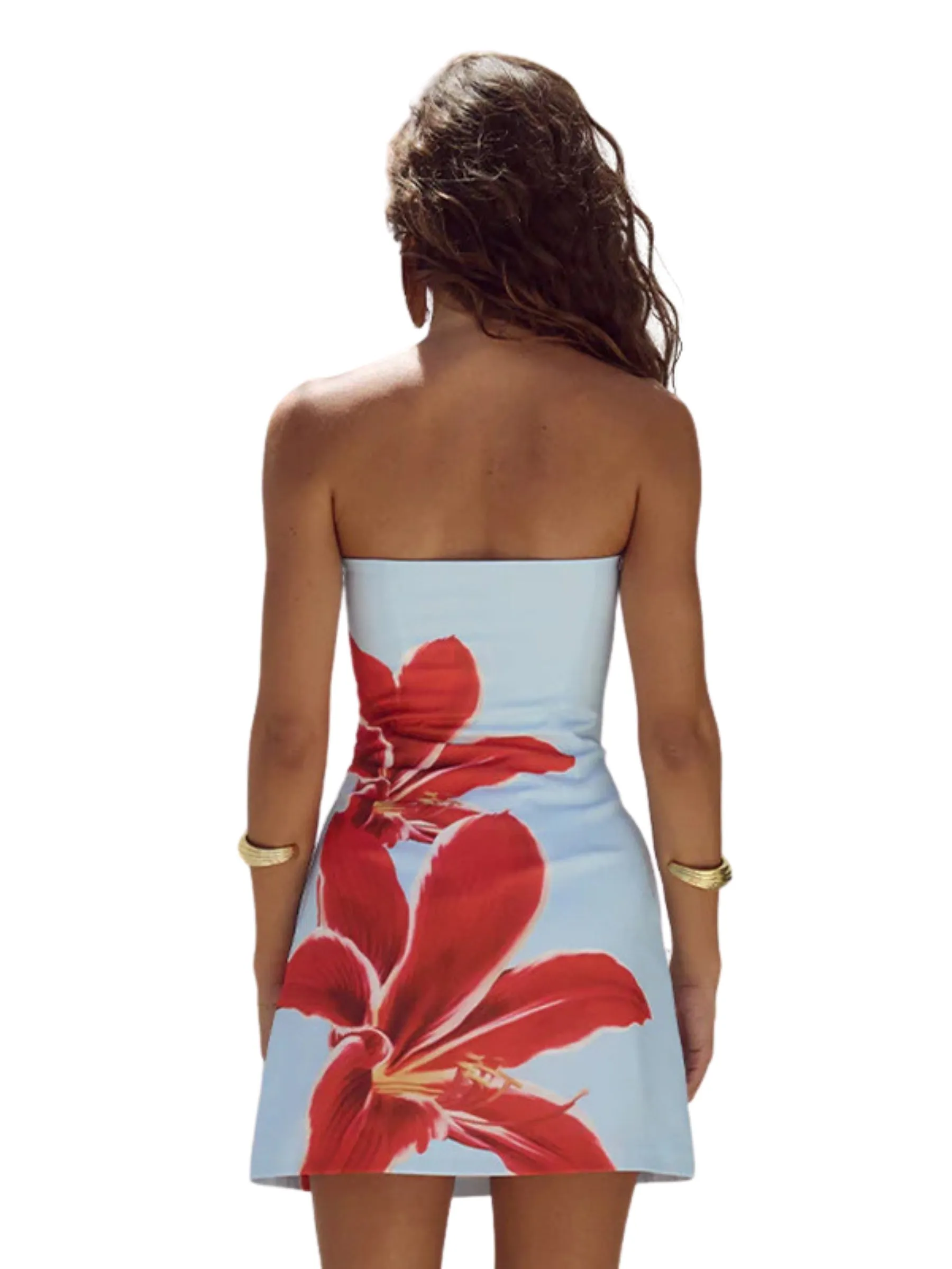 Wenkouban-Christmas Outfits New Year's Eve Dress Night Out Club Dresses cute winter outfits Gracen Large Floral Mini Dress