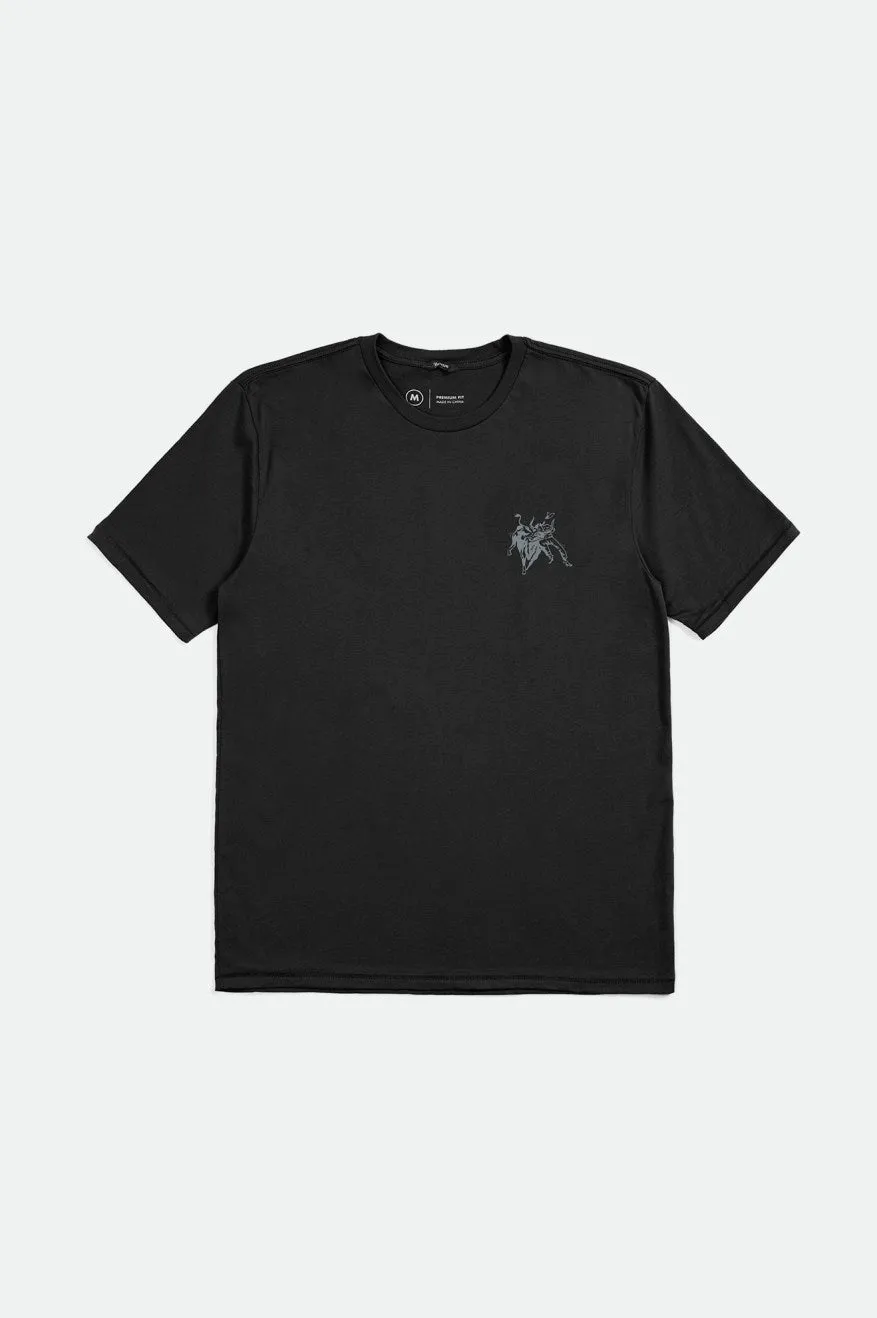West S/S Tailored Tee - Black