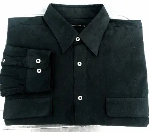 Windsor Lake Green Ultra Suede Fashion Shirt- Size L
