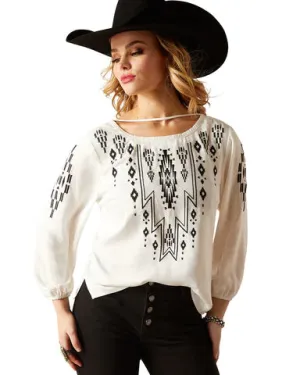 Woman's CALLIE 3/4 QUARTER SLEEVE TOP | 10047248