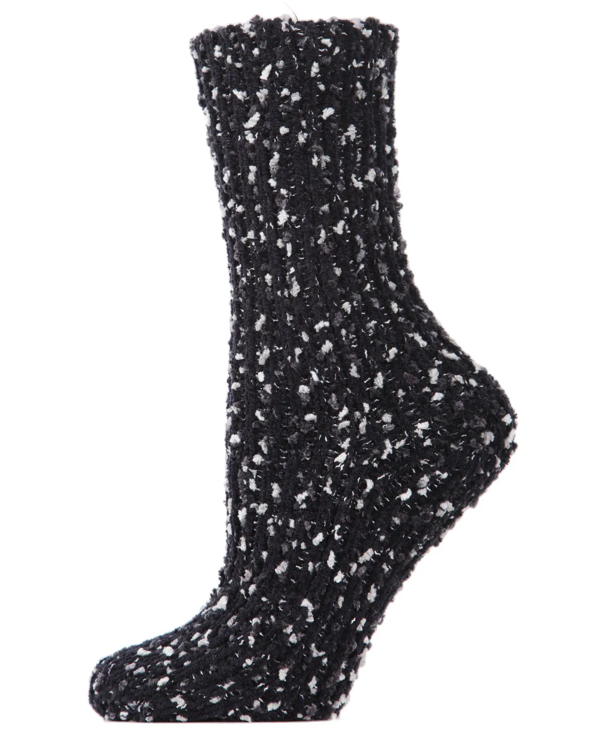 Women's Confetti Plush Cozy Tufted Crew Sock