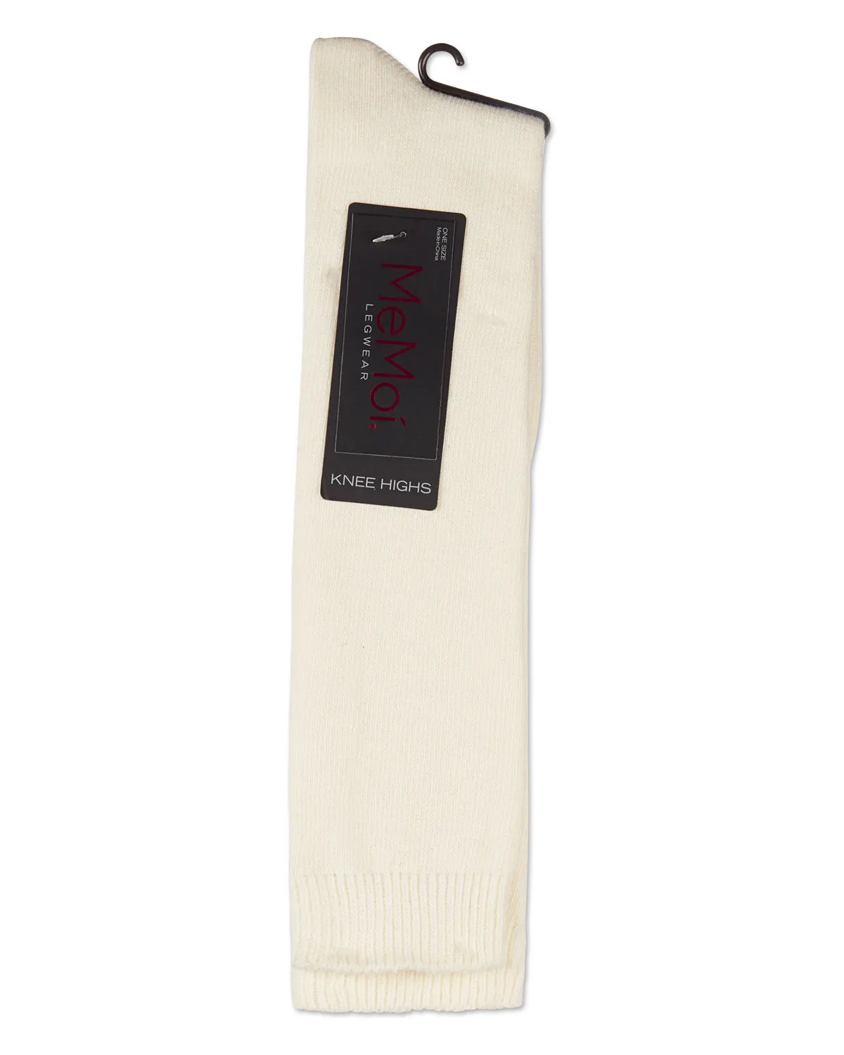 Women's Cotton Blend Solid Knit Knee High Socks
