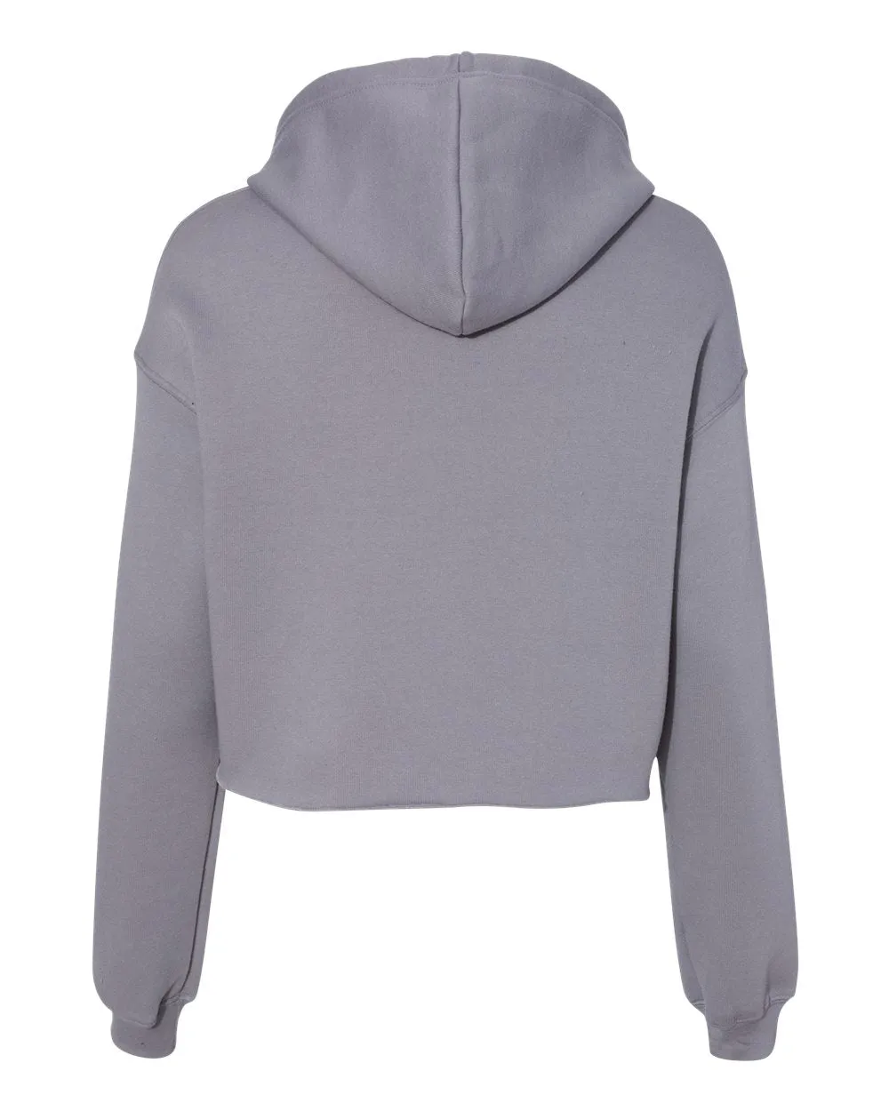 Women's Cropped Fleece Hoodie - Storm