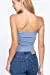 Womens-Drawstring Side Ruched Detail Tube Top