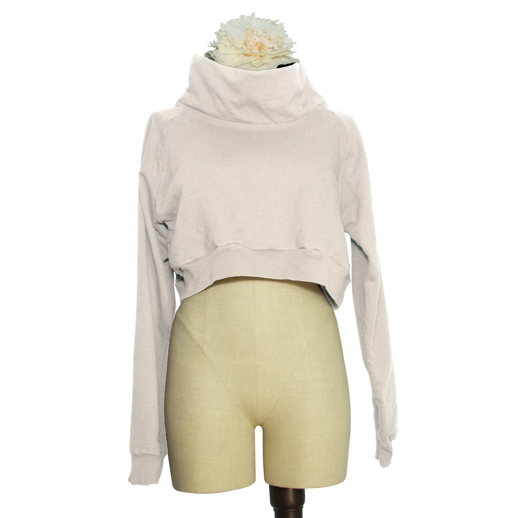 Women's Funnel Neck Crop Top | Made to Order