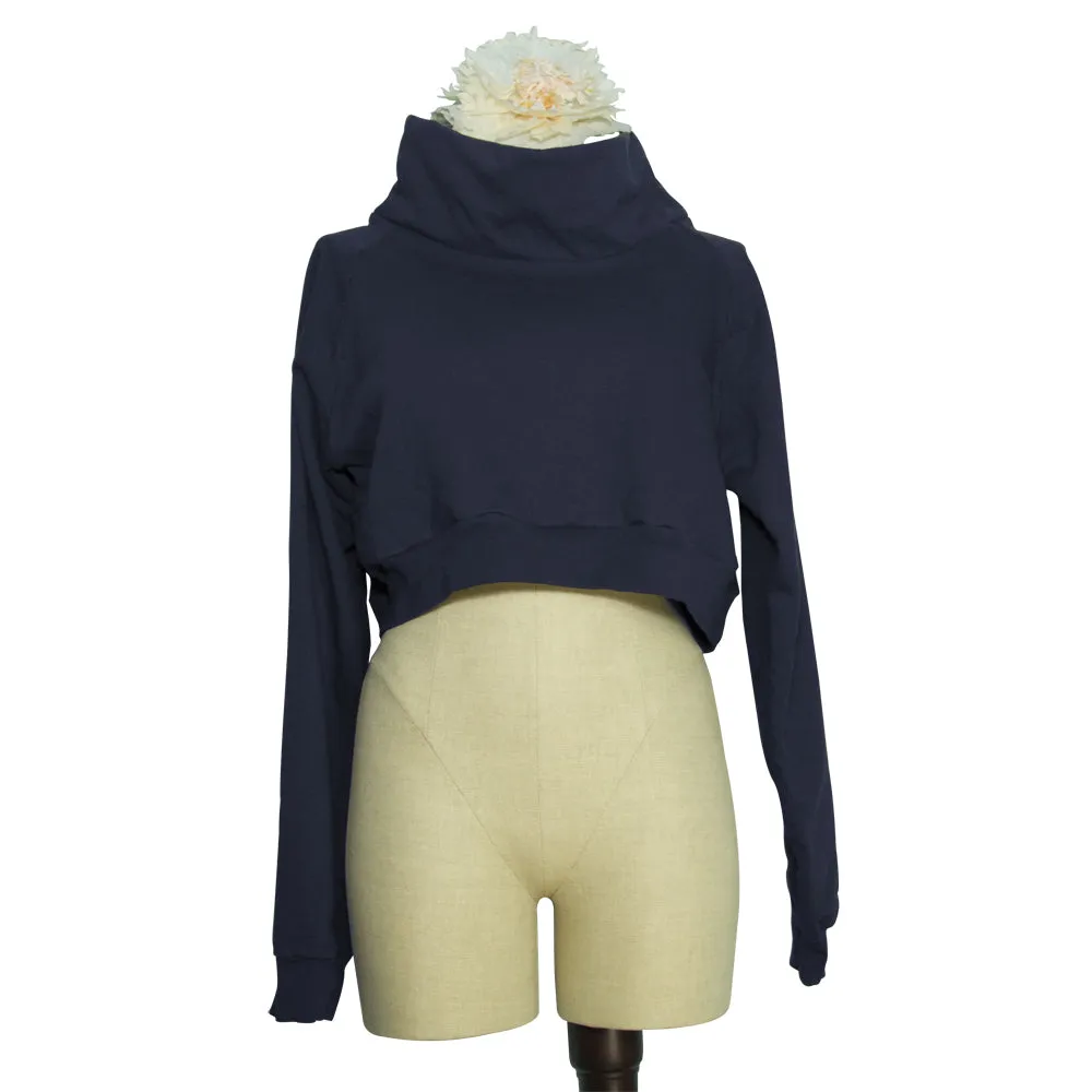 Women's Funnel Neck Crop Top | Made to Order