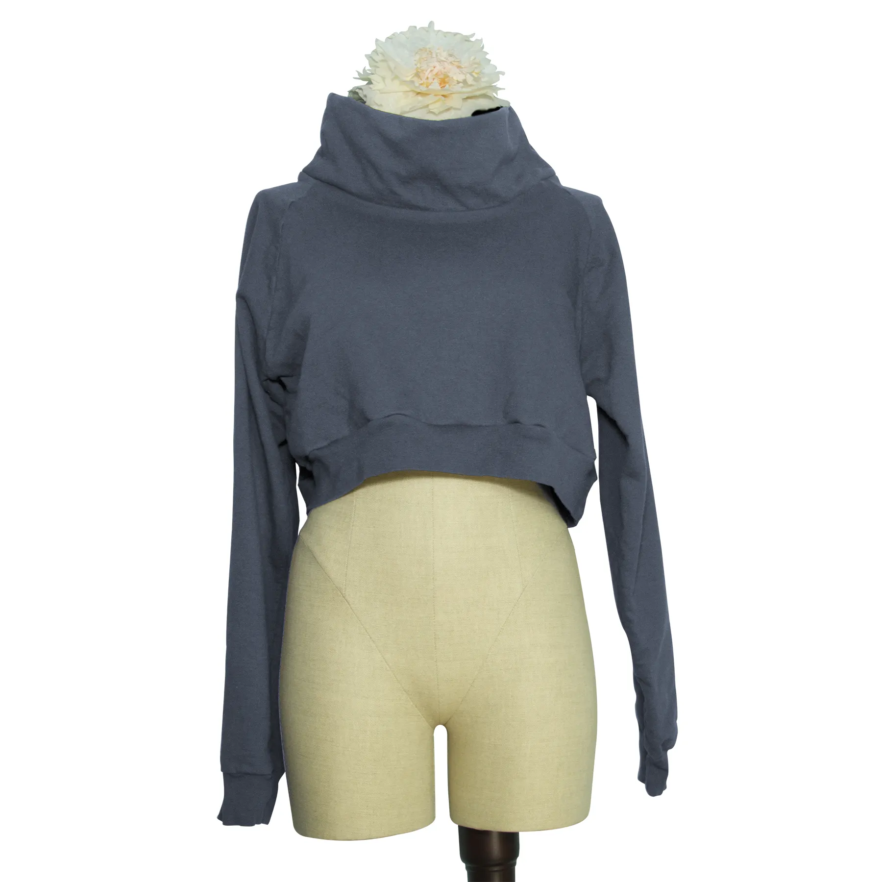 Women's Funnel Neck Crop Top | Made to Order