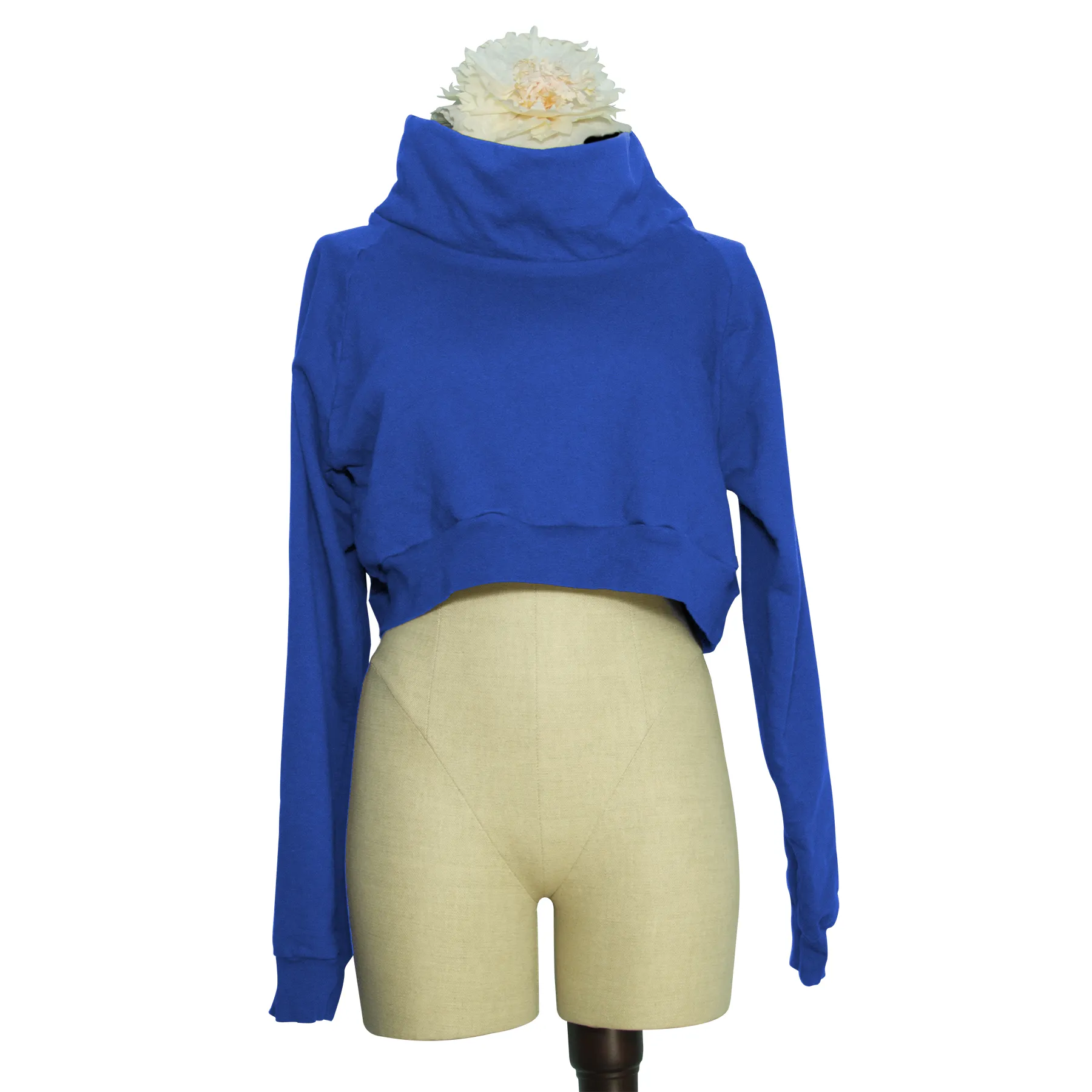 Women's Funnel Neck Crop Top | Made to Order