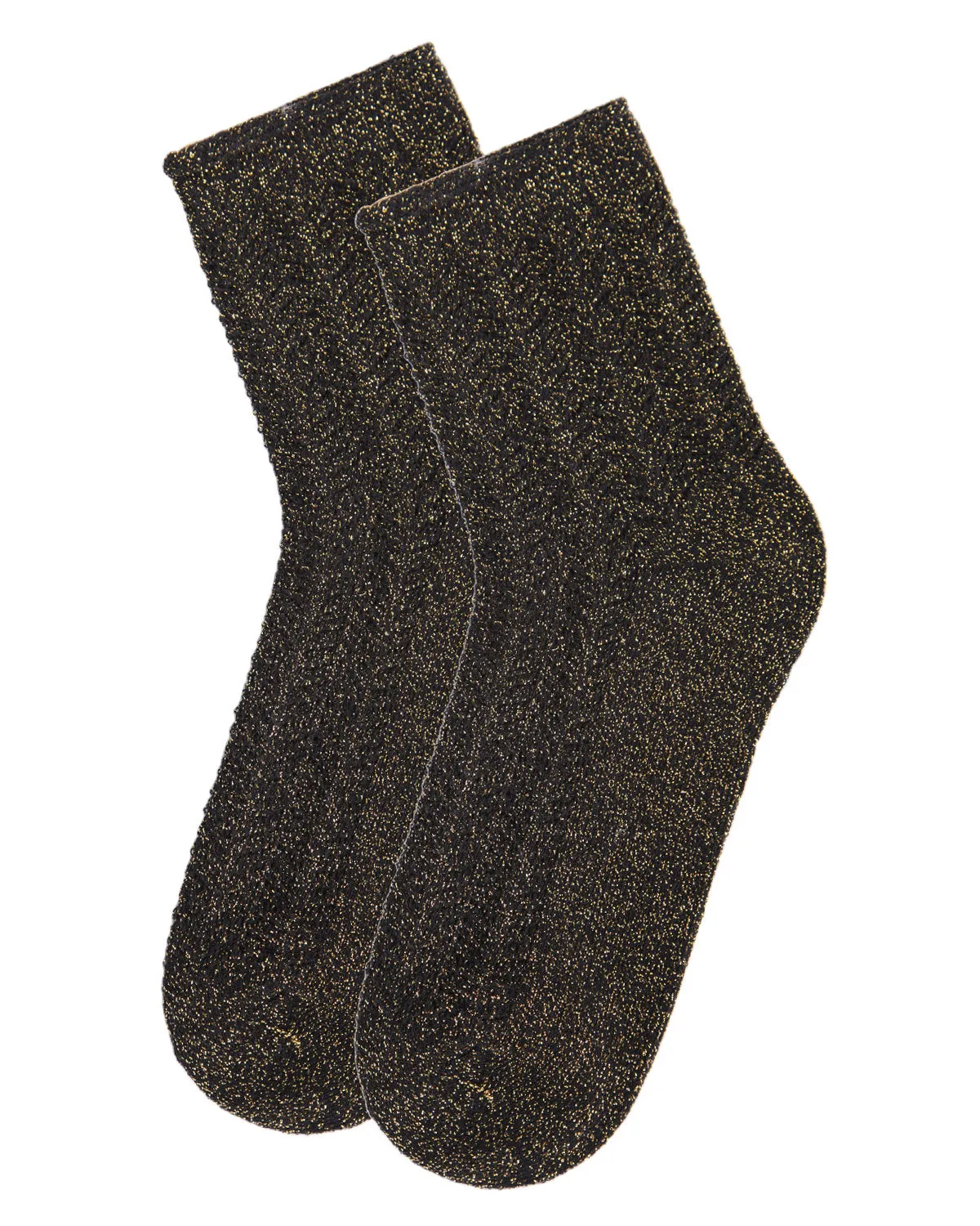 Women's Metallic Ivy Pointelle Cotton Blend Anklet Sock