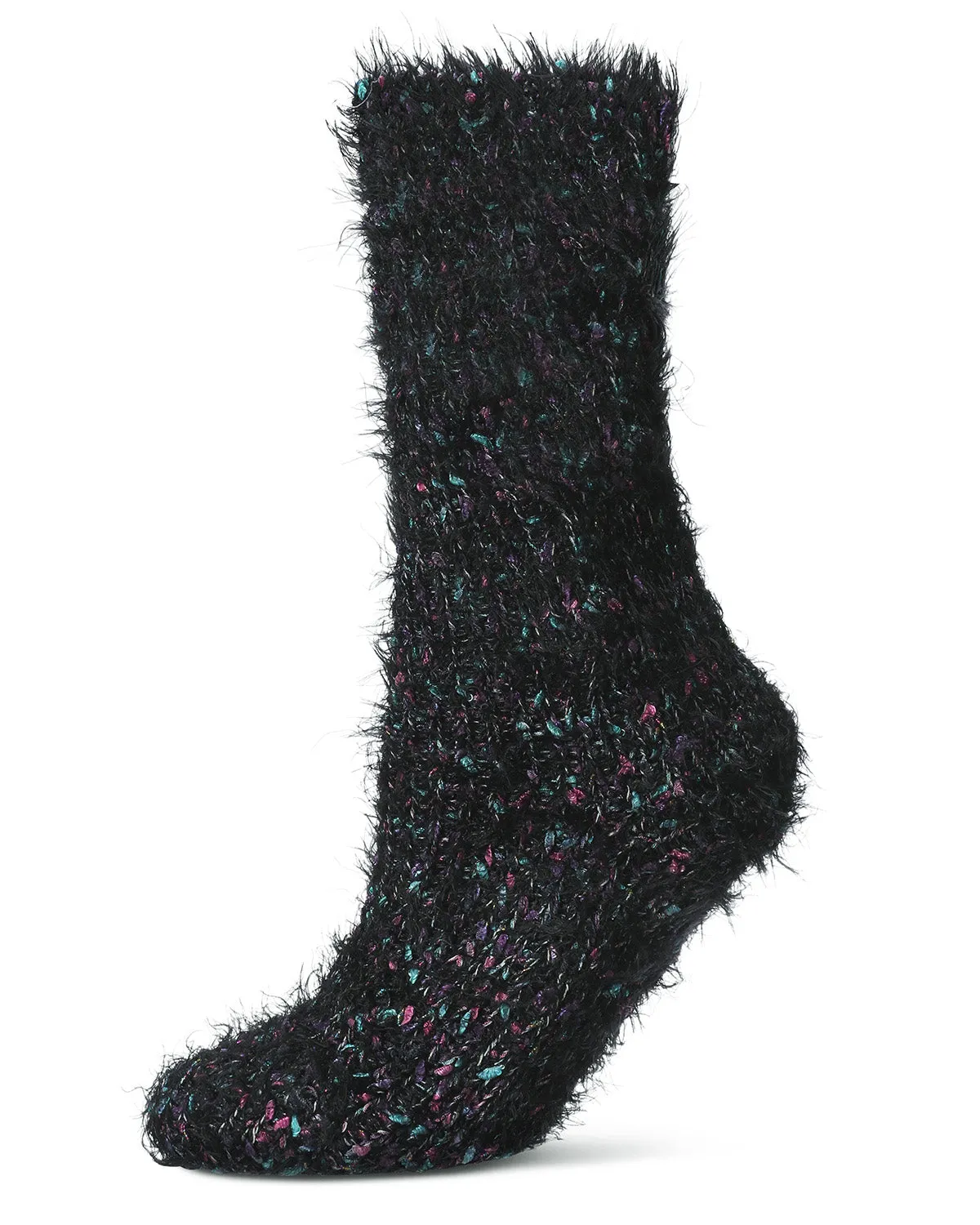 Women's Metallic Snowlight Slouch Multicolor Knit Sock