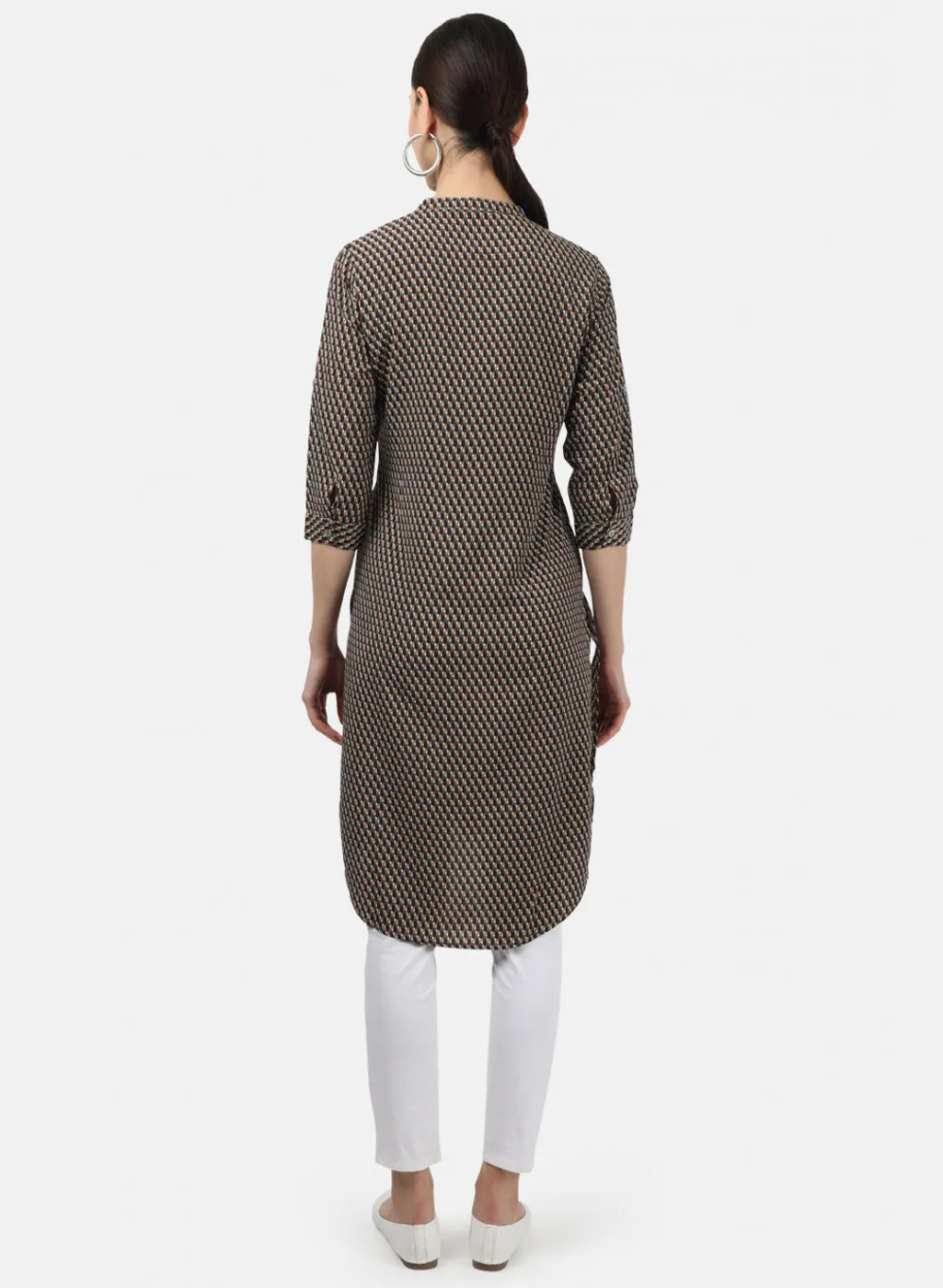 Womens Multi Color Printed Tunic