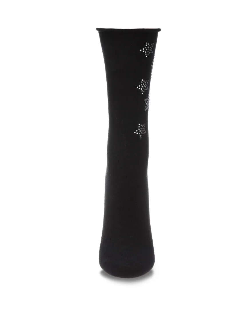 Women's Shooting Star Fashion Cotton Blend Crew Sock
