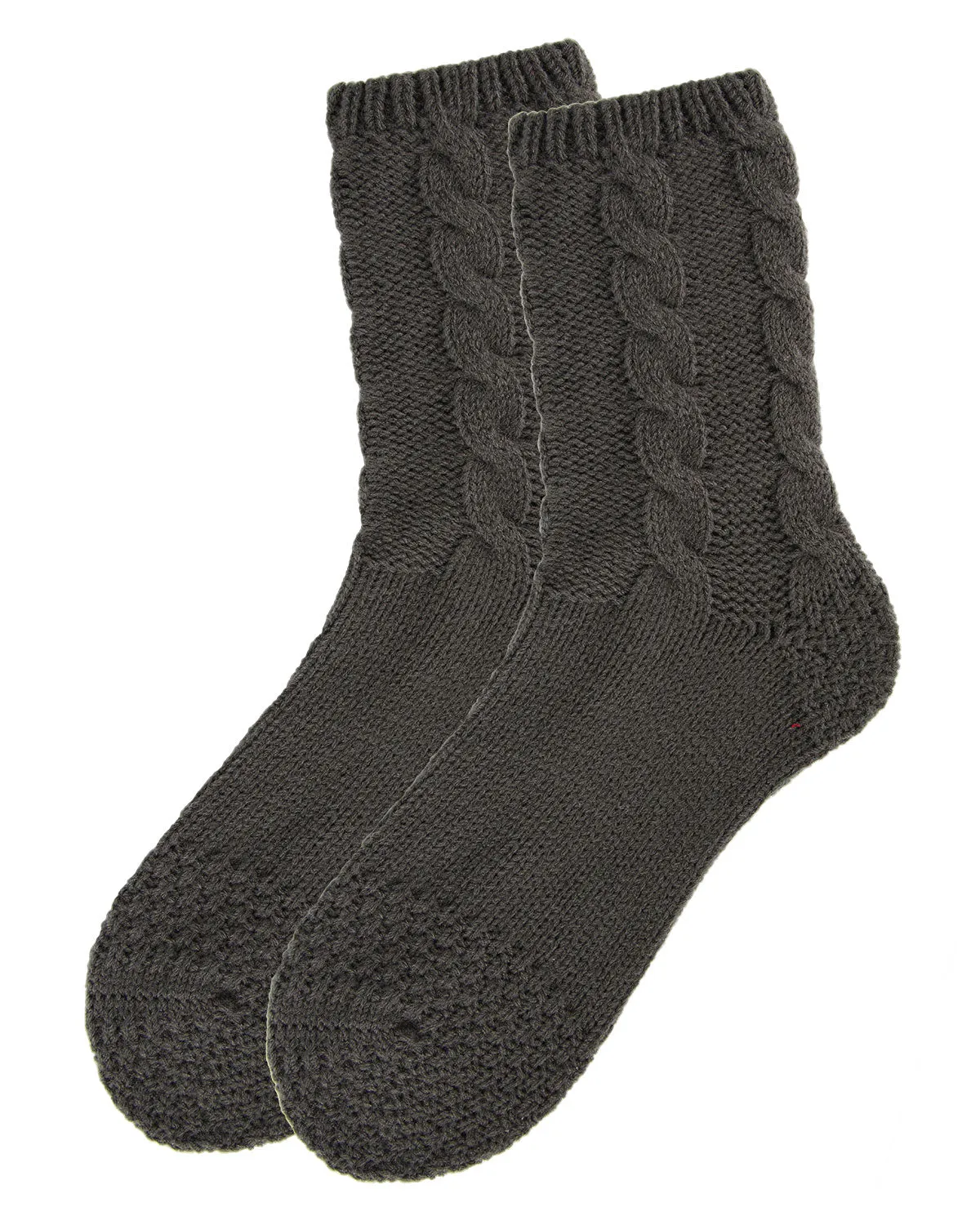 Women's Thick Cable Sweater Knit Cozy Soft Crew Socks
