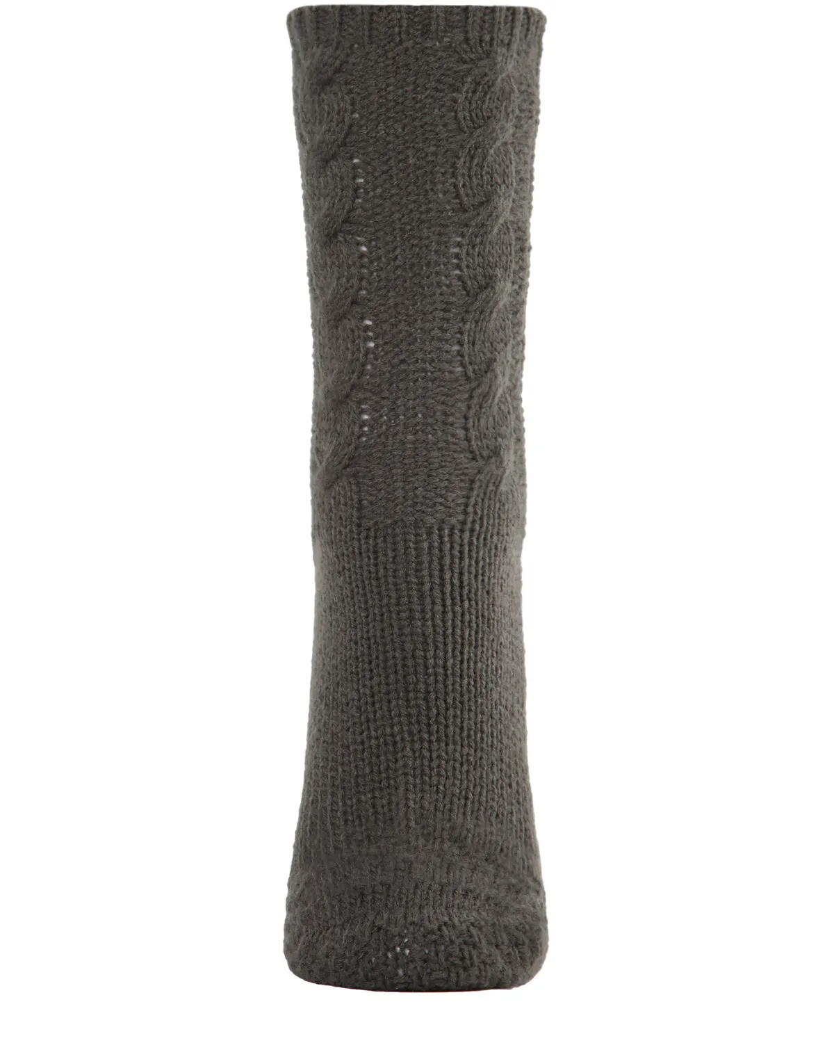 Women's Thick Cable Sweater Knit Cozy Soft Crew Socks