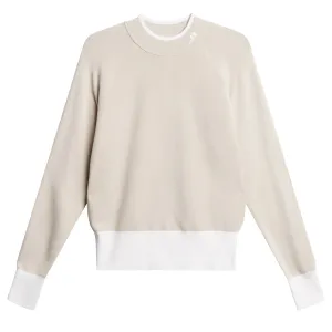 Womens Zoe Poly Blend Knitted Sweater Moonbeam - AW24