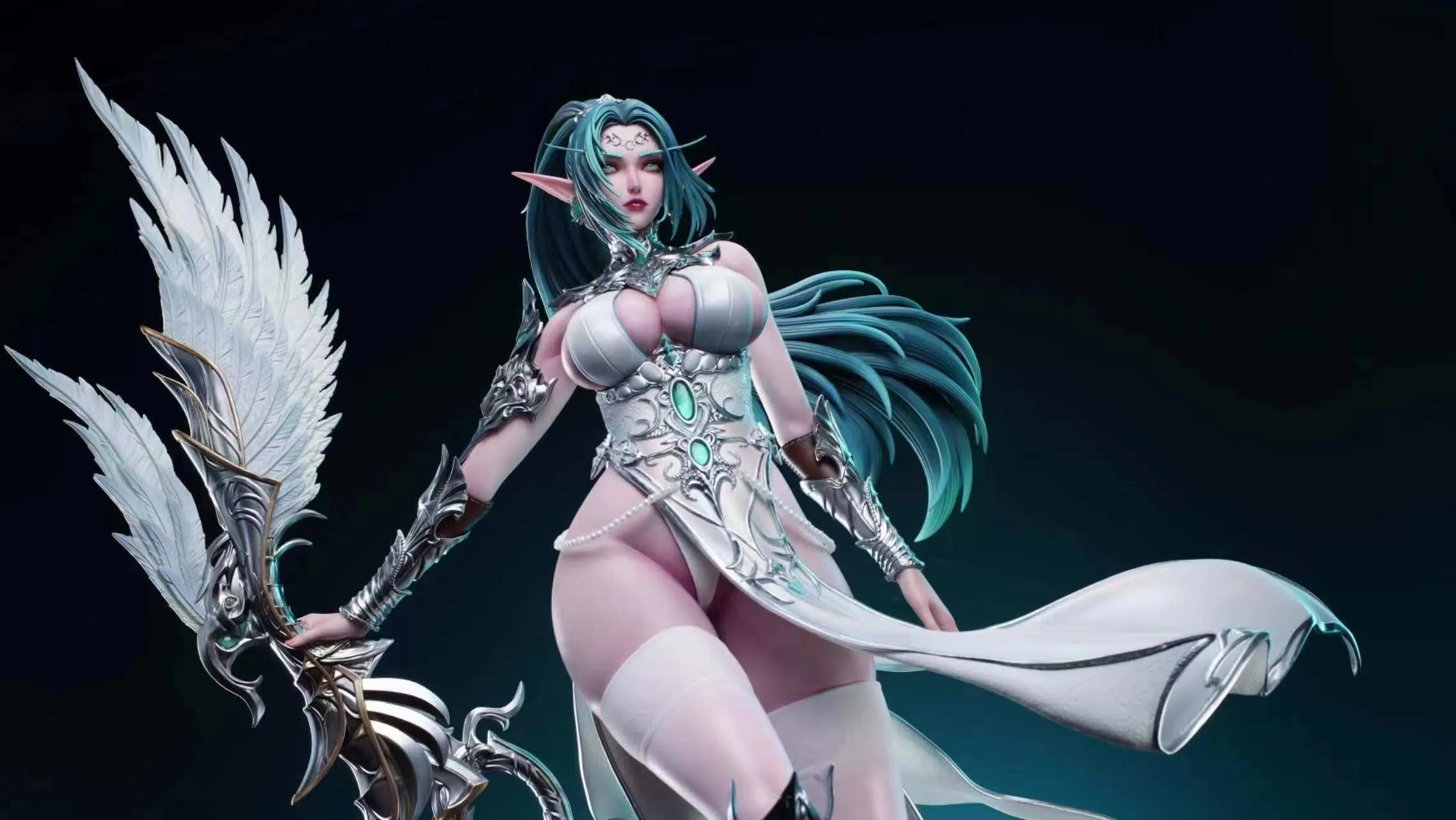 World of Warcraft BUS Studio Tyrande Whisperwind Resin Statue [PRE-ORDER]