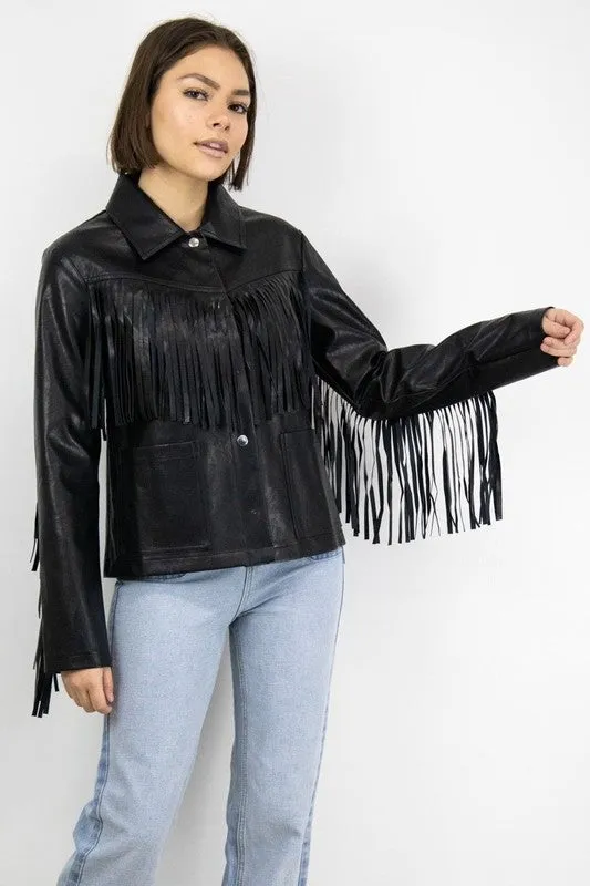 Wynonna Fringe Leather Jacket