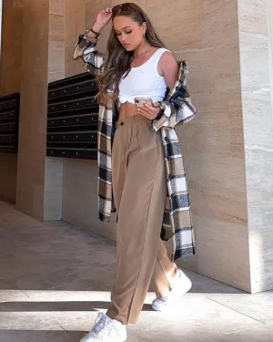 XXIII Women's High tailored Pant Tan