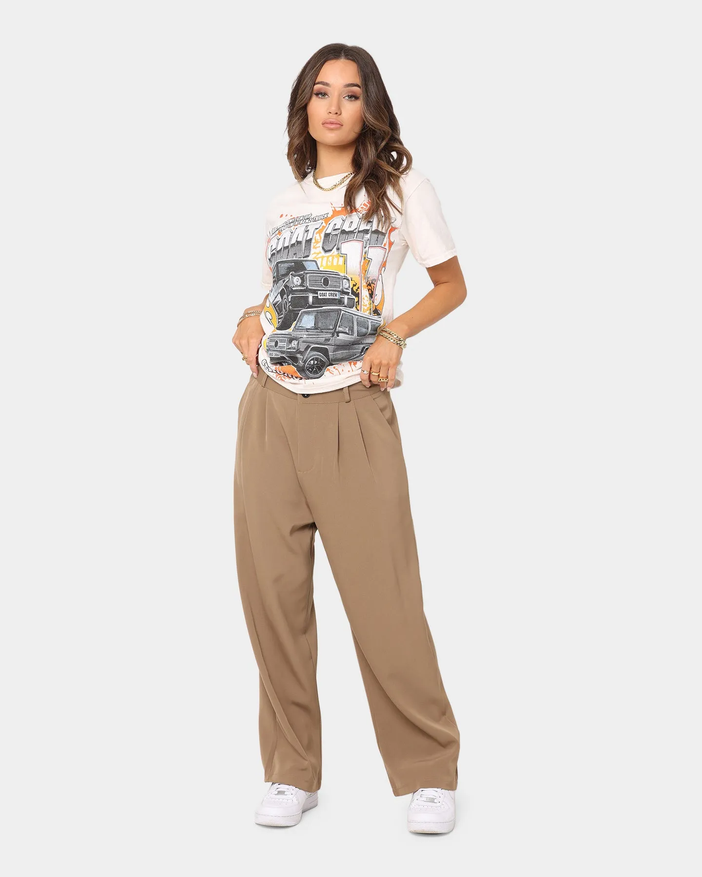 XXIII Women's High tailored Pant Tan