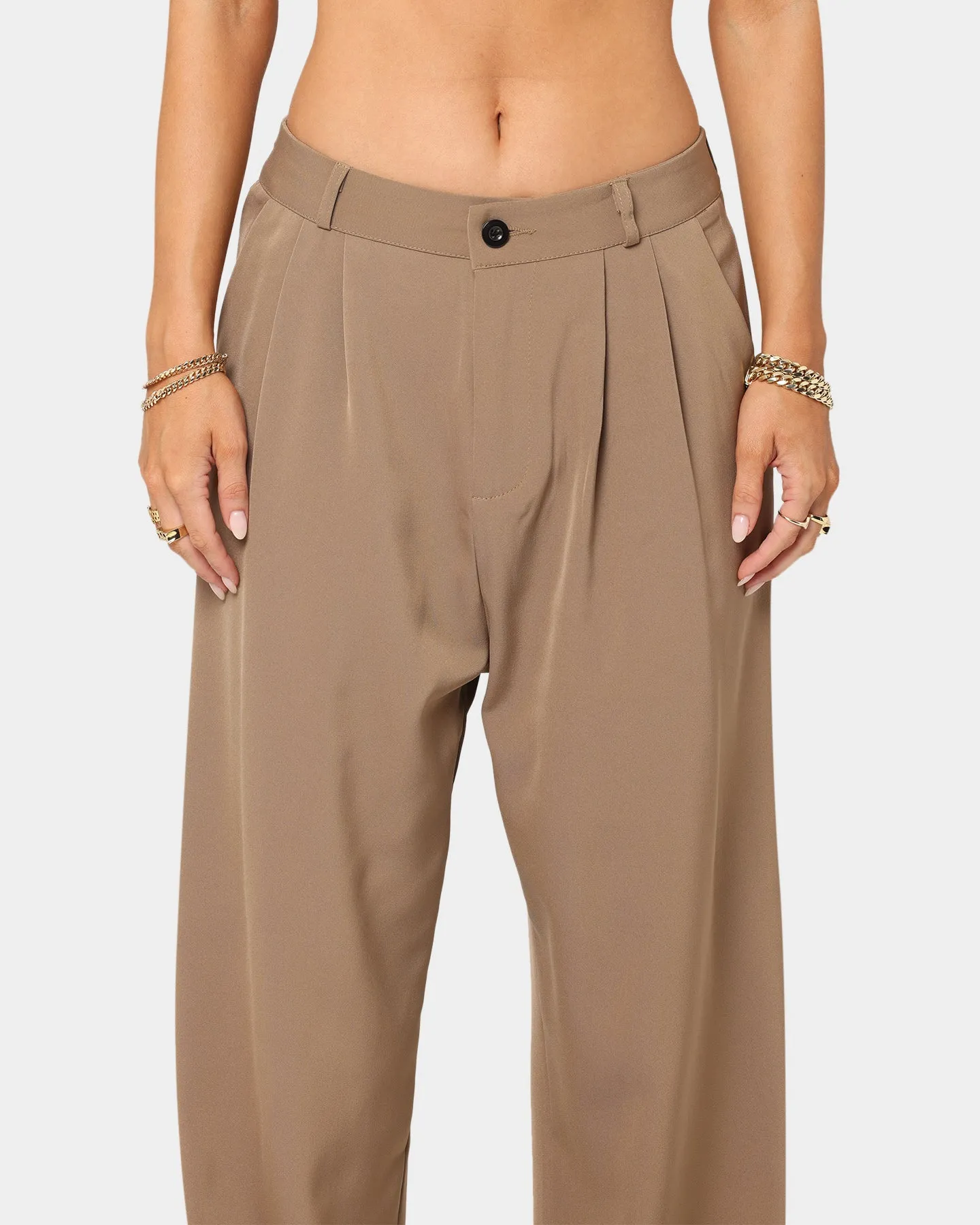 XXIII Women's High tailored Pant Tan