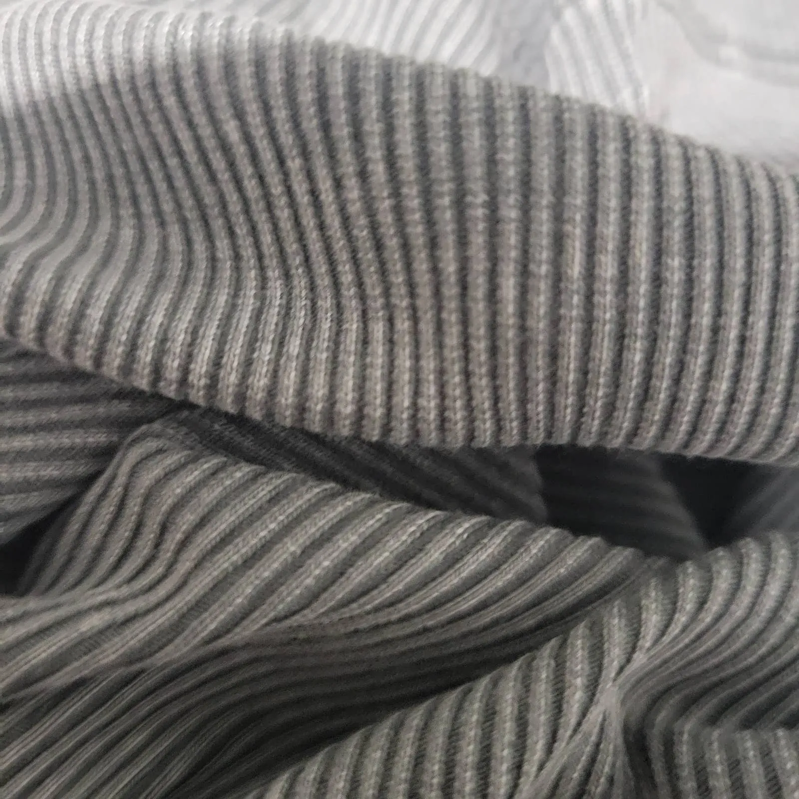 Young Fabulous Broke Dax Midi Dress Grey Ribbed Column Bodycon Slim Size Small