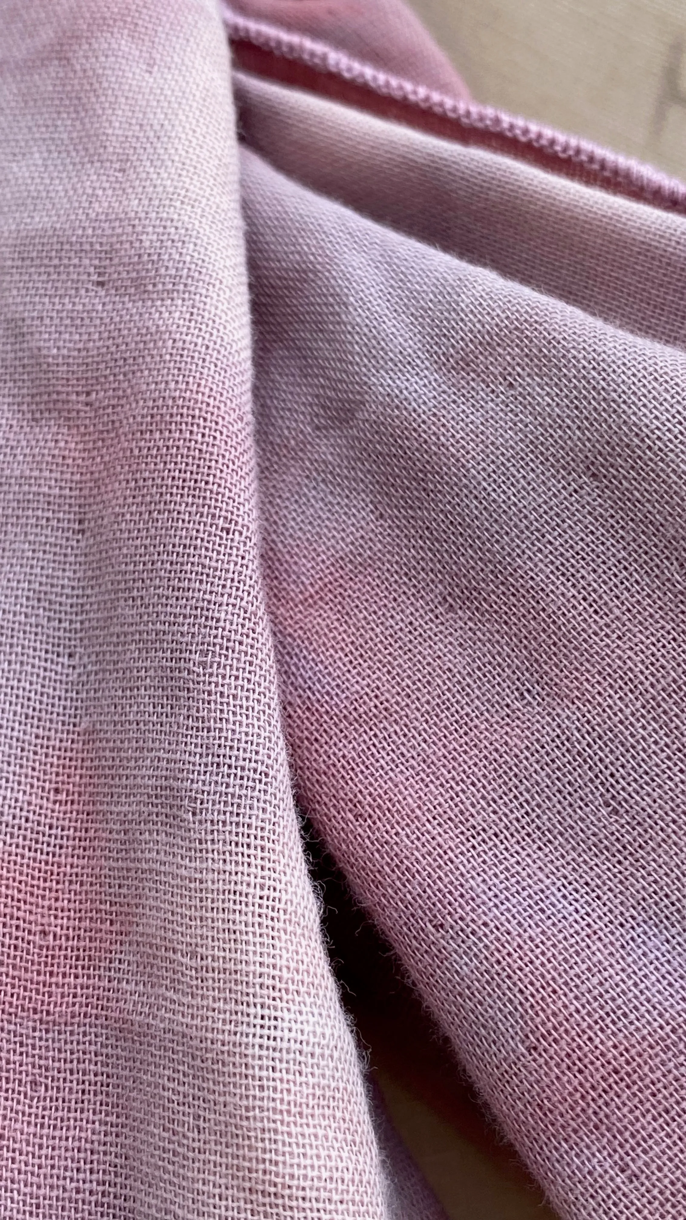 Zero Waste Organic Cotton Double Gauze Scarf in Pink Flora
